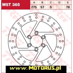 TRW MST365 motocyklowa tarcza hamulcowa MOTORUS.PL