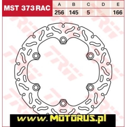 TRW MST373RAC motocyklowa tarcza hamulcowa średnica 256mm sklep motocyklowy MOTORUS.PL