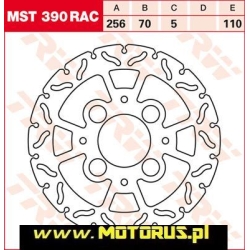 TRW MST390RAC motocyklowa tarcza hamulcowa średnica 256mm sklep motocyklowy MOTORUS.PL