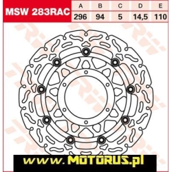 TRW MSW283RAC motocyklowa tarcza hamulcowa MOTORUS.PL