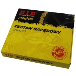 DID SUNSTAR zestaw napędowy 520VX3 ZŁOTY-114 ogniw 16/39 zębów HONDA NC700 12-13 INTEGRA MOTORUS.PL